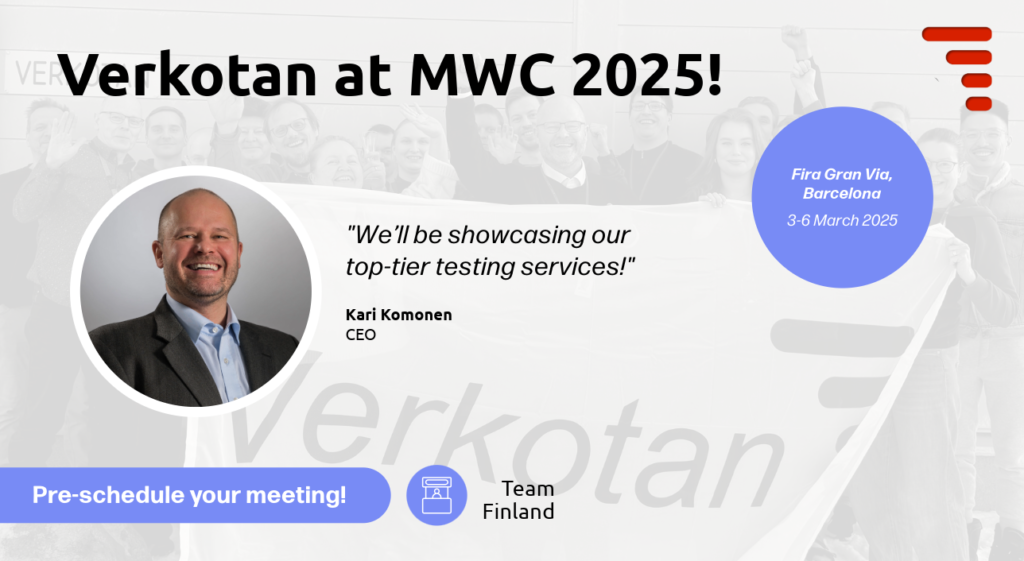 Verkotan is heading to Barcelona for MWC 2025!